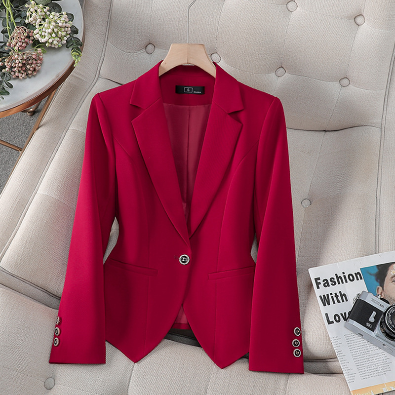 Women Formal Wear With Black Blazer - Blazer Formal Wanita Mode Baru Mantel