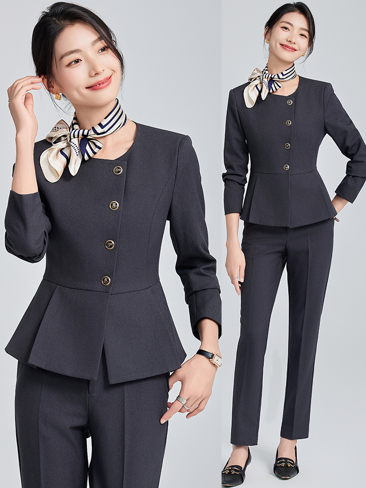 Women Formal Wear Store - Setelan Jas Abu-abu untuk Wanita Toko