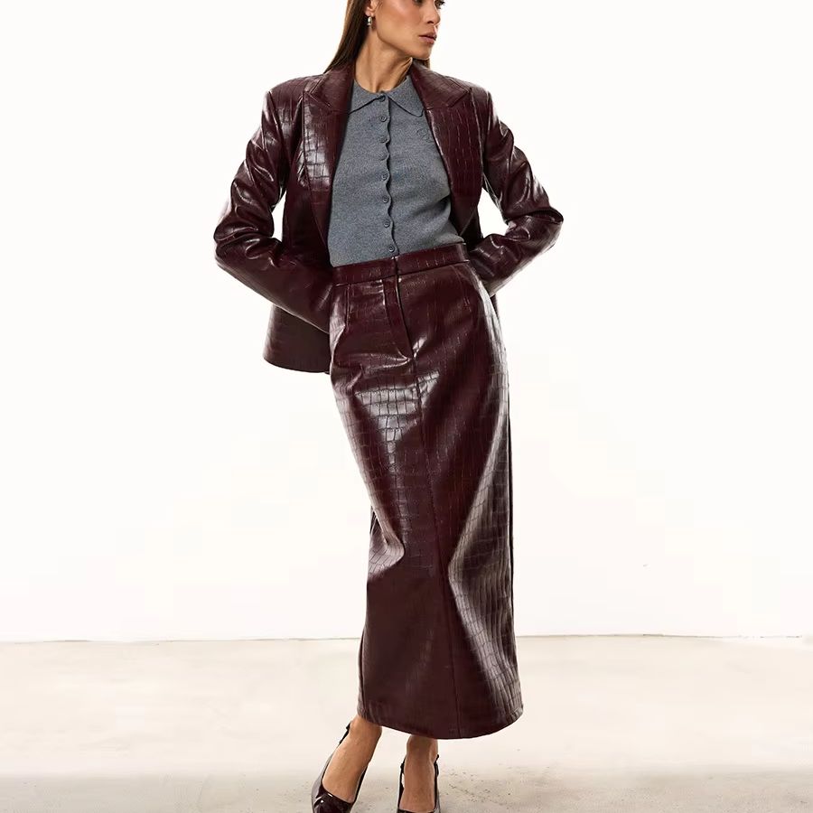 Female Formal Wear - IG Setelan Wanita 2 Potong Kulit