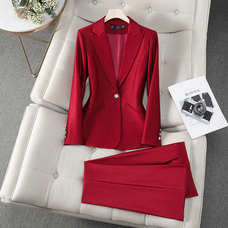 Women Formal Wear With Black Blazer - Setelan Jas Formal Wanita 2 Potong