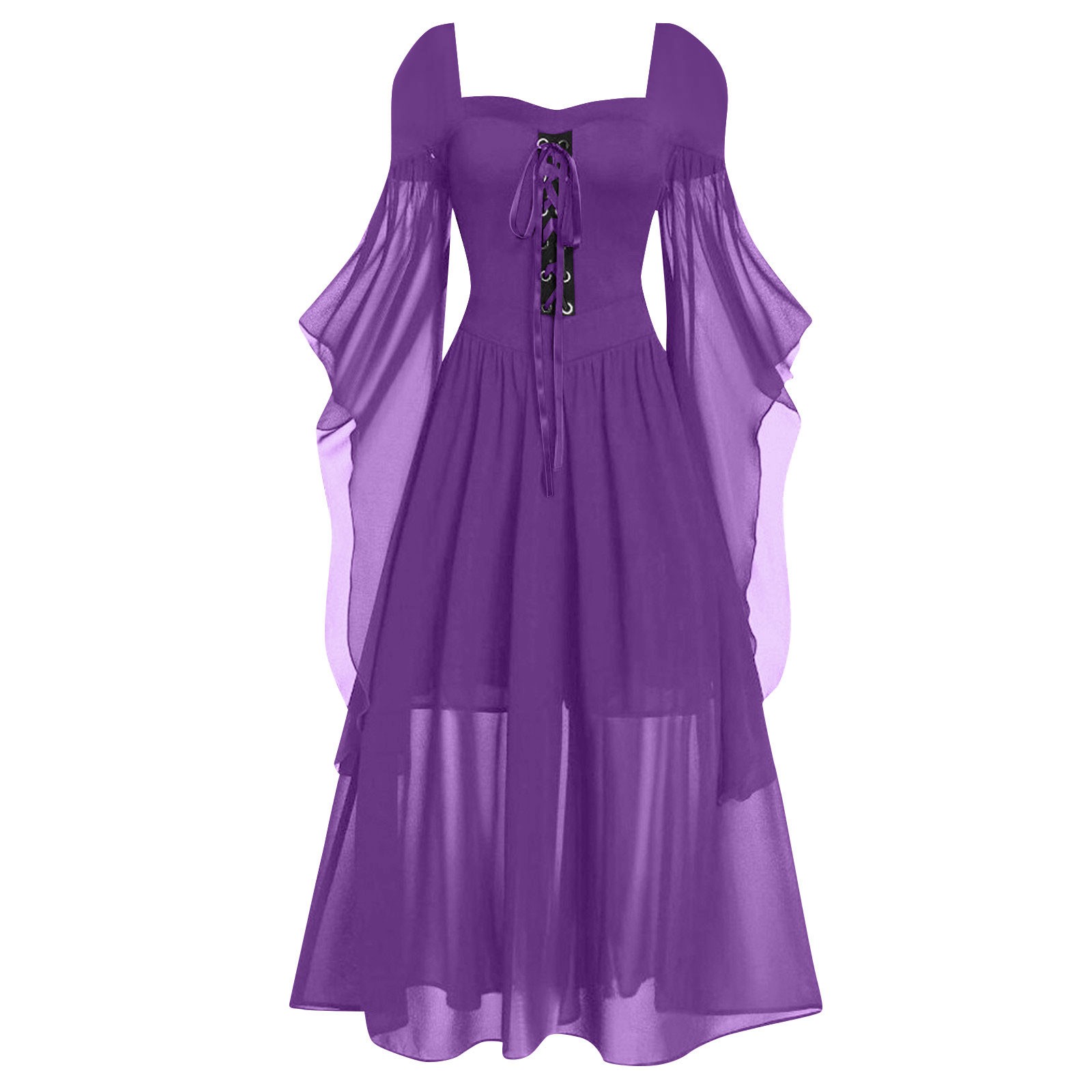 Women'S Gothic Formal Wear - Gaun Halloween 2026 Model Off Shoulder