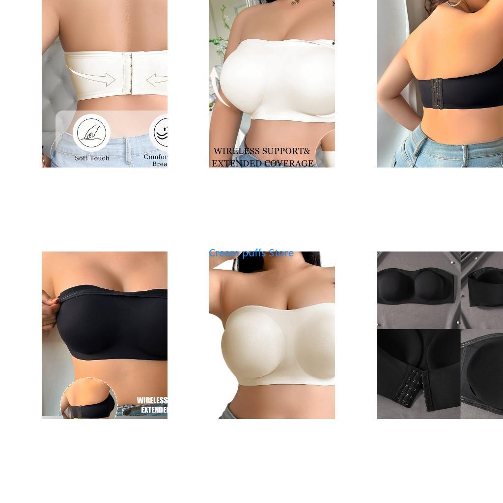 Large Women'S Formal Wear - 50LE Bra Atasan Tabung Tanpa Ukuran