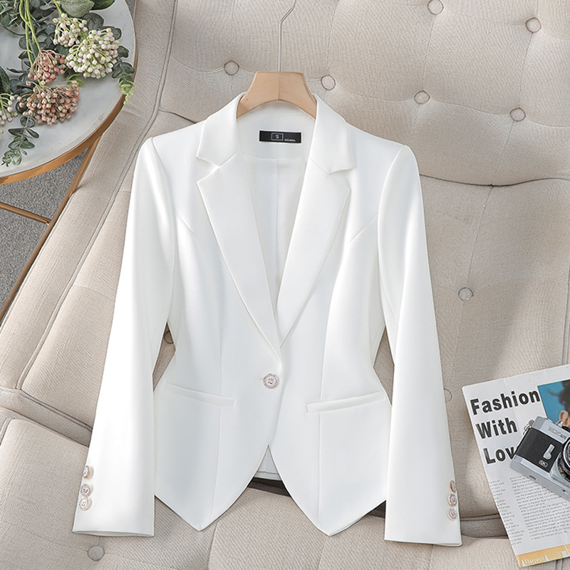 Blazer Formal Wanita Mode Baru - Women Formal Wear With Black Blazer ulasan dan harga