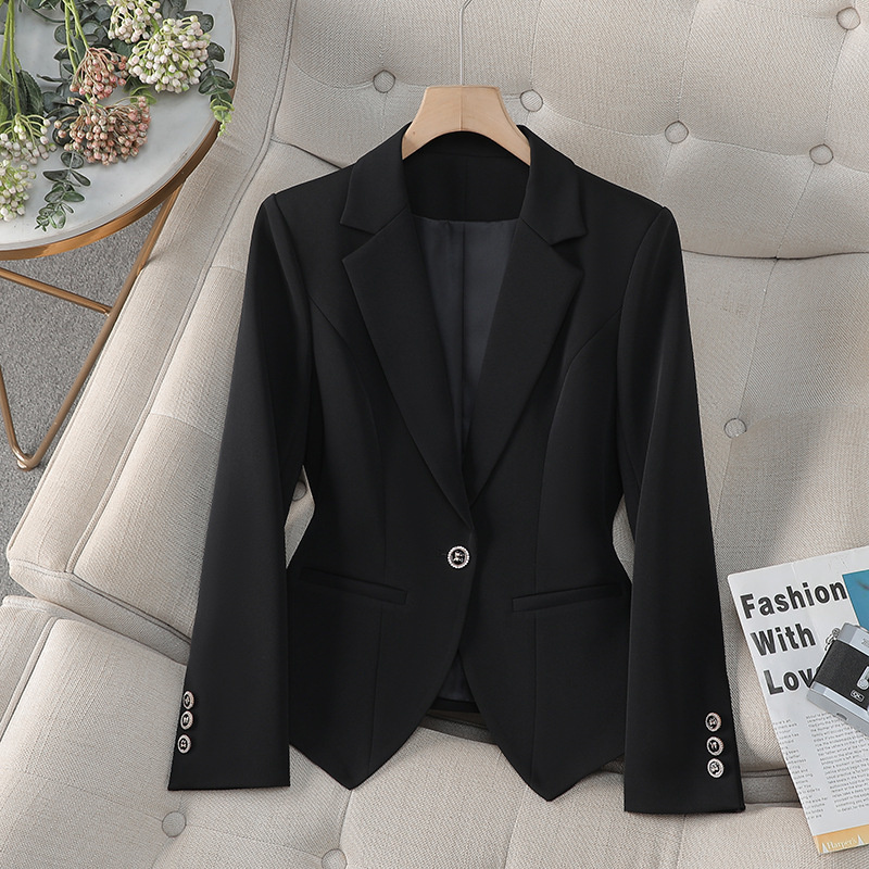 Blazer Formal Wanita Mode Baru - Women Formal Wear With Black Blazer ulasan dan harga