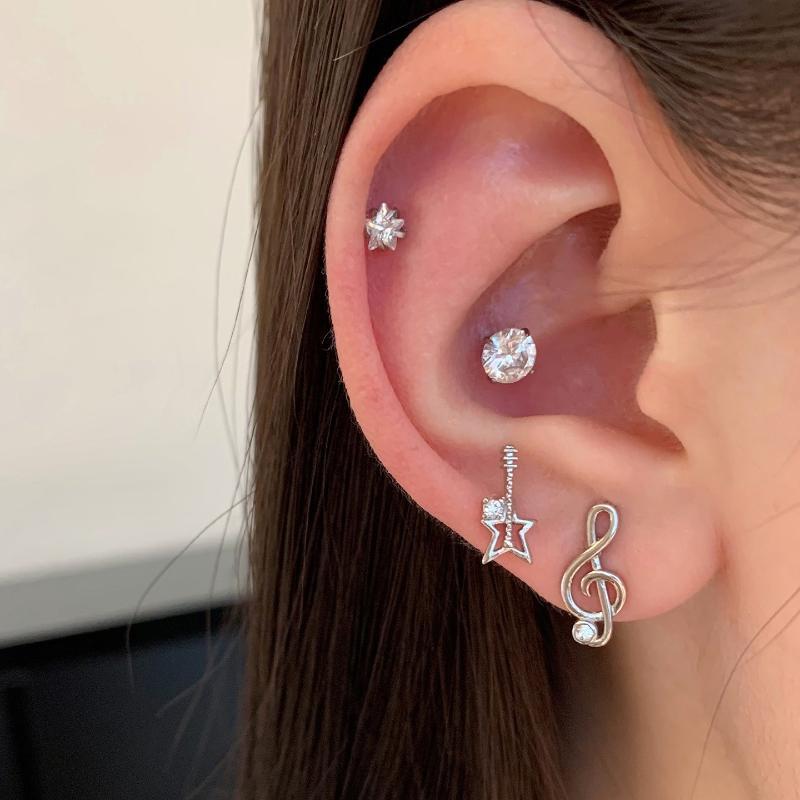 Anting-anting Stud Bentuk Saya - Women'S Formal Dinner Wear ulasan dan harga