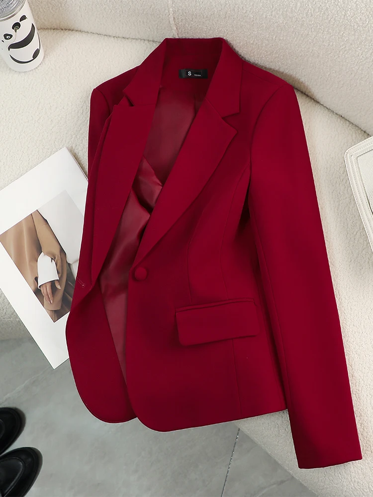 Blazer Wanita Merah Hijau Beig - Women Formal Wear With Black Blazer ulasan dan harga