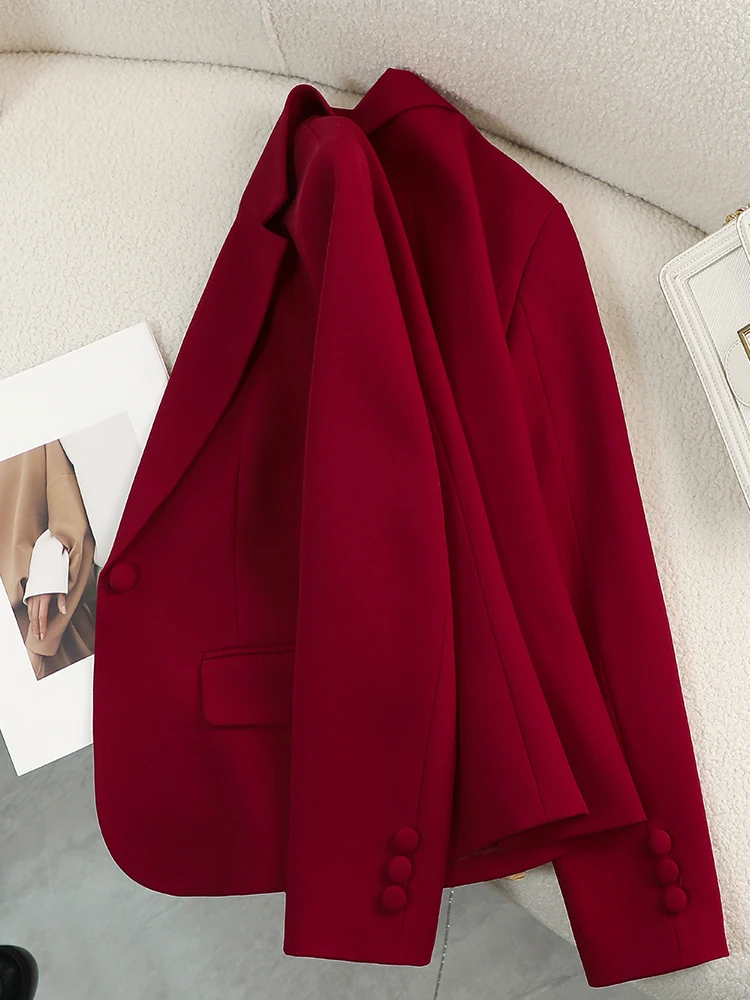 Blazer Wanita Merah Hijau Beig - Women Formal Wear With Black Blazer ulasan dan harga