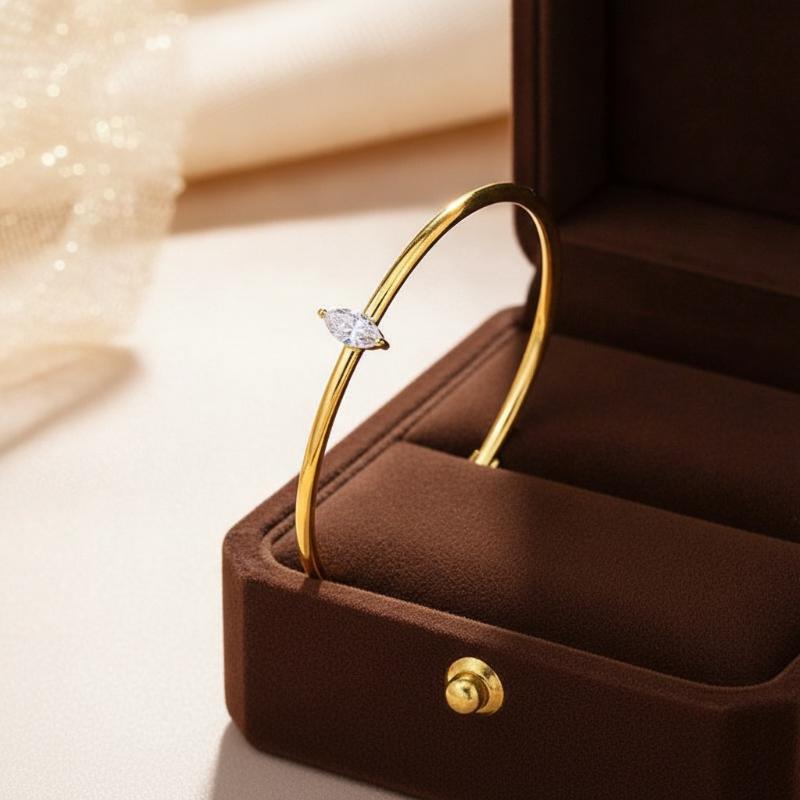 Gelang Kristal Berkilau Model  - Women'S Formal Dinner Wear ulasan dan harga