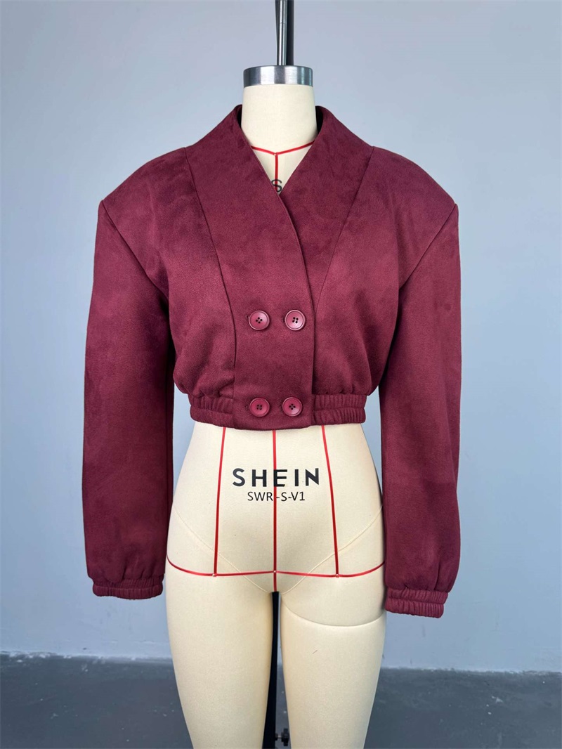 Jas Wanita Burgundy 1 Potong B - Women Formal Wear Coat ulasan dan harga