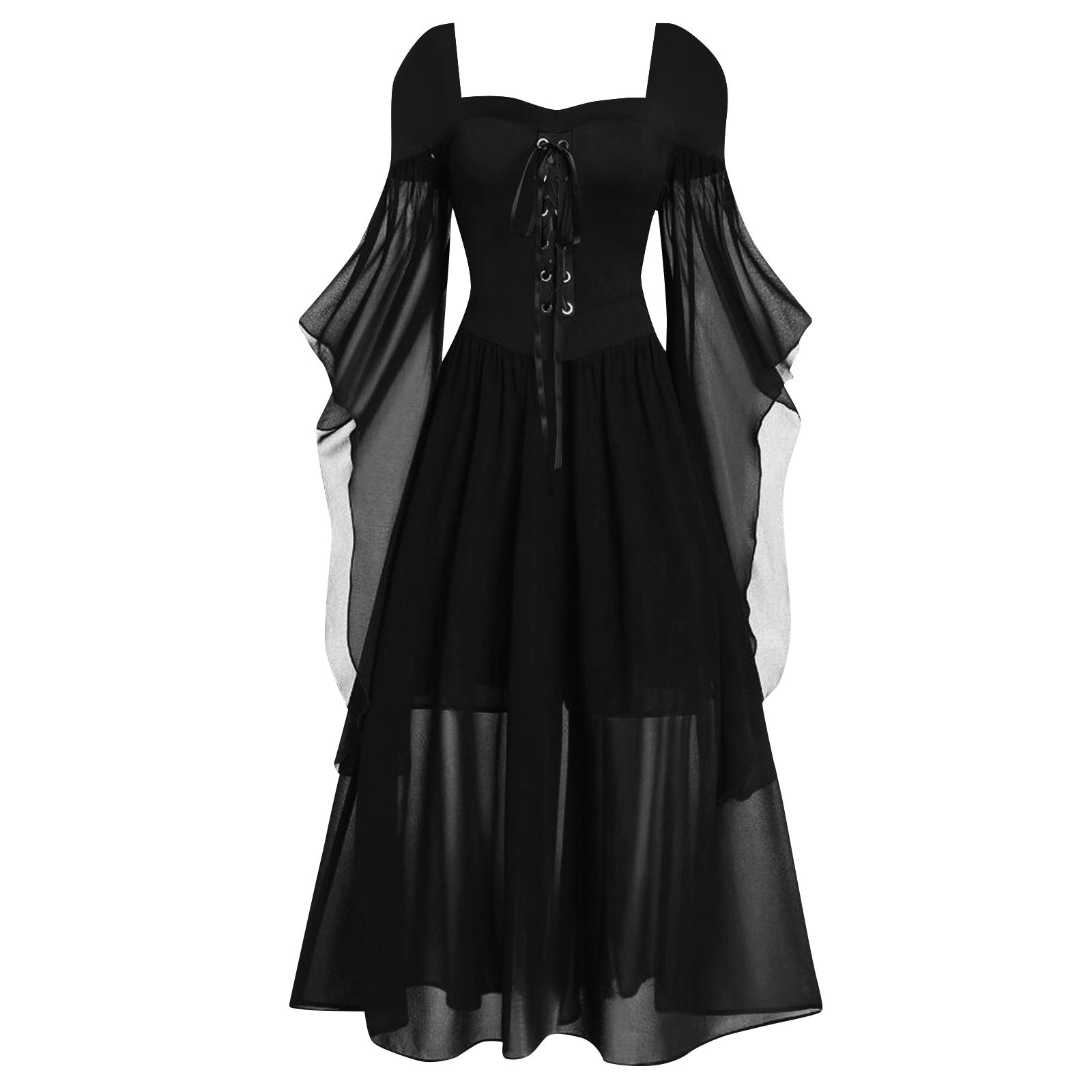 Gaun Halloween 2026 Model Off  - Women'S Gothic Formal Wear ulasan dan harga