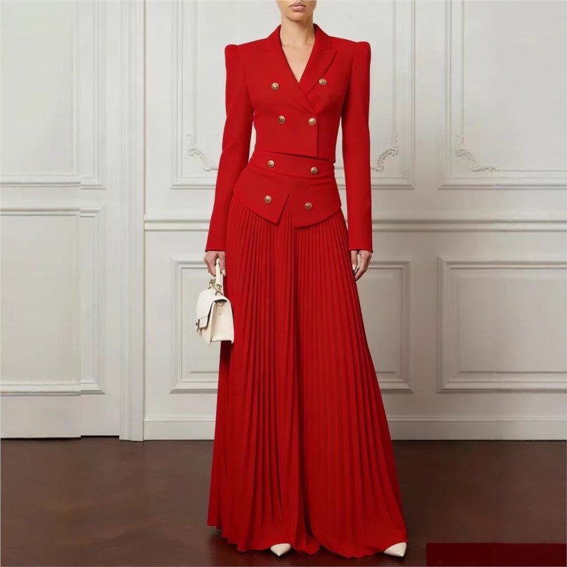 Setelan 2 Potong Berkelas deng - Female Formal Wear ulasan dan harga