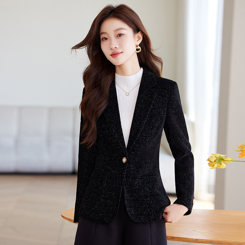 Jas Blazer Wanita Hitam Merah  - Women Formal Wear With Black Blazer ulasan dan harga