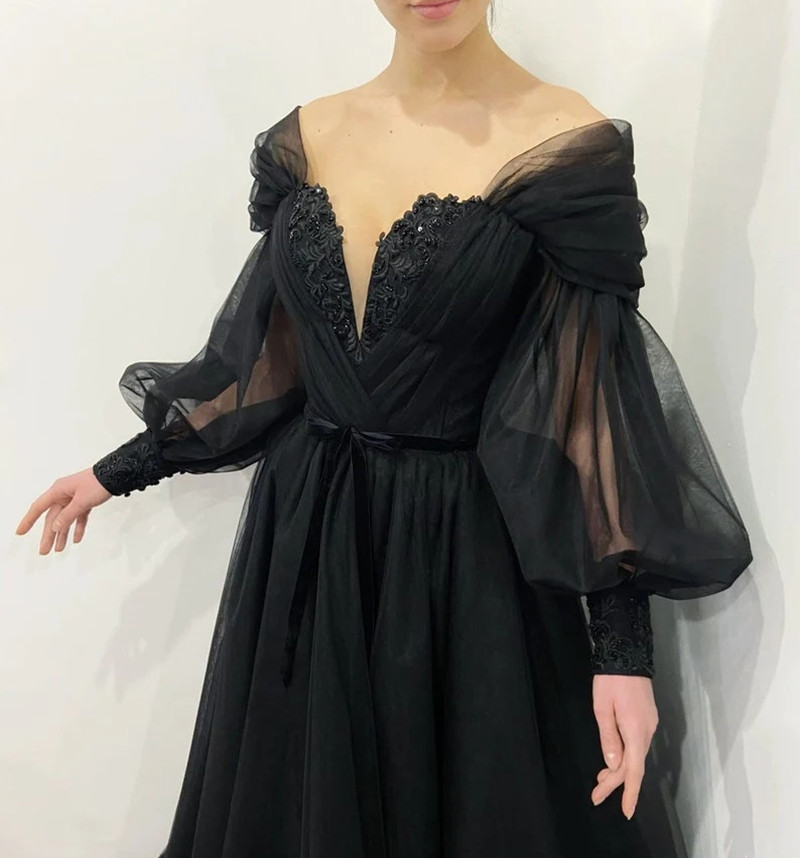 Gaun pernikahan hitam Gotik ku - Women'S Gothic Formal Wear ulasan dan harga