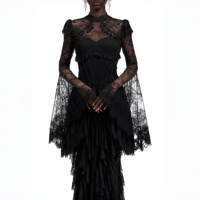 Gaun Malam Formal Model Duyung - Women'S Gothic Formal Wear ulasan dan harga