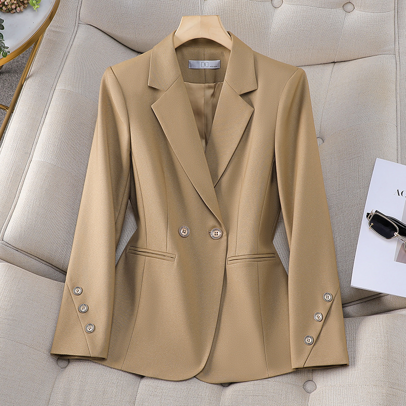 Blazer Wanita Double Breasted  - Women Formal Wear With Black Blazer ulasan dan harga
