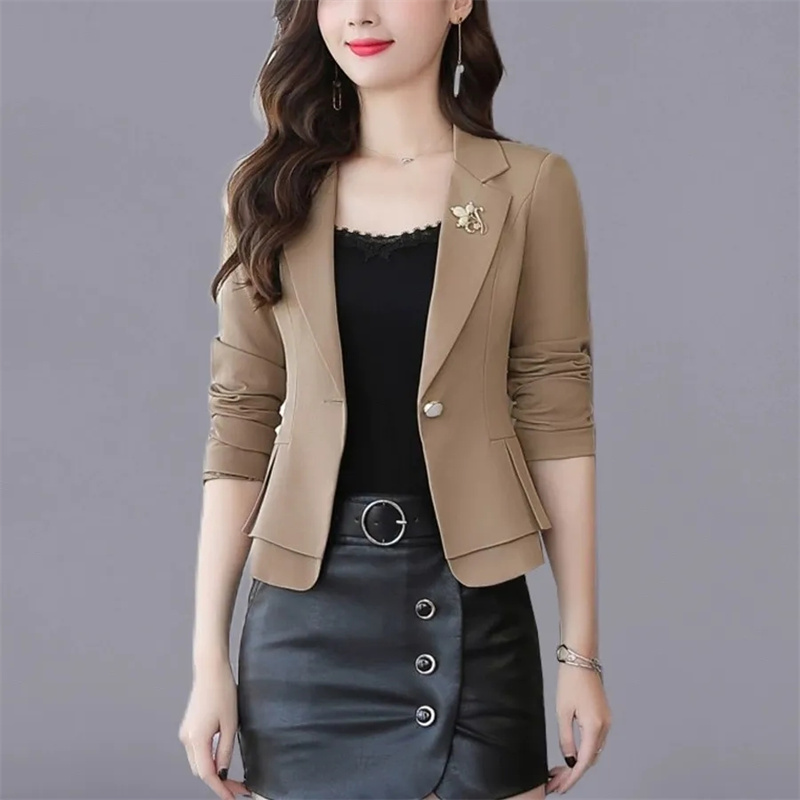 Jas Wanita Formal Slim Warna M - Women Formal Wear With Black Blazer ulasan dan harga