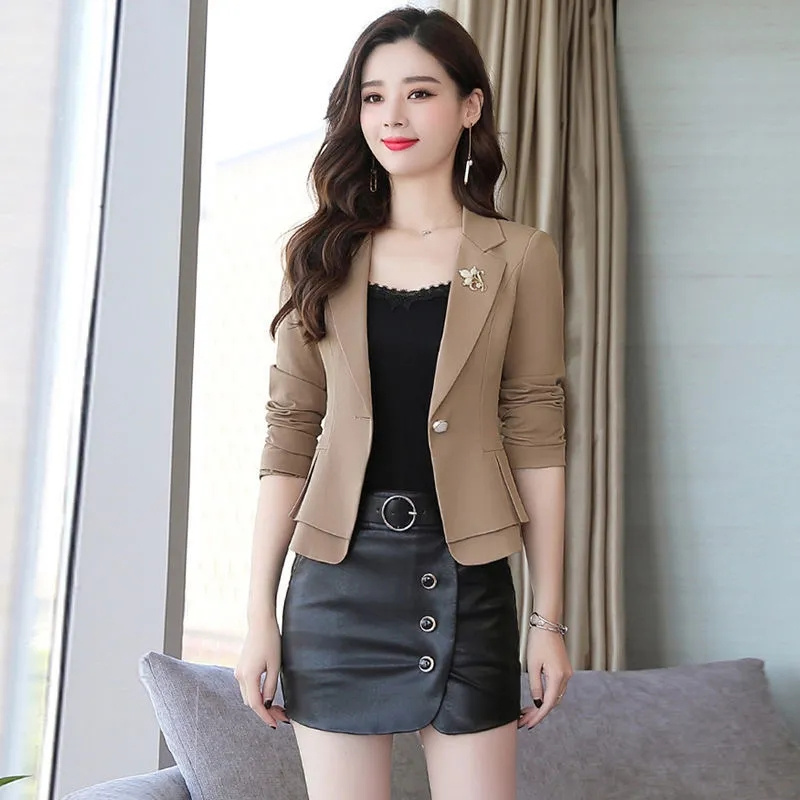 Jas Wanita Formal Slim Warna M - Women Formal Wear With Black Blazer ulasan dan harga