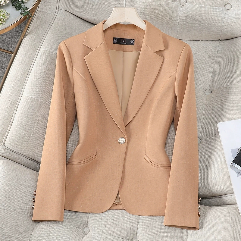 Jaket Blazer Wanita Musim Semi - Women Formal Wear With Black Blazer ulasan dan harga